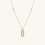 Collier raffiné en or rose